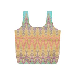 Boho Pastel Colors Full Print Recycle Bag (s) by SpinnyChairDesigns