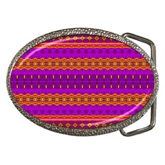 Boho Magenta And Gold Belt Buckles by SpinnyChairDesigns