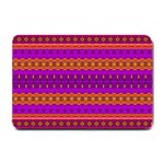 Boho Magenta and Gold Small Doormat  24 x16  Door Mat