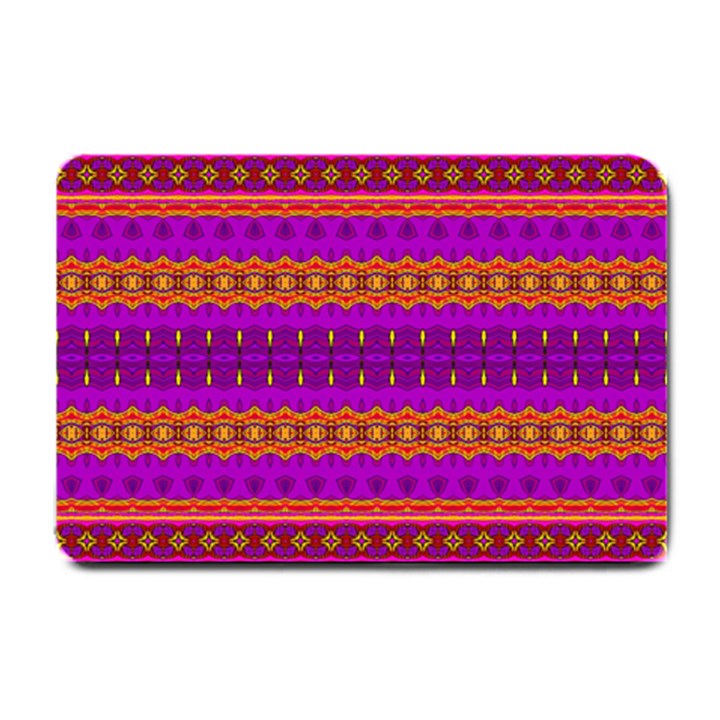 Boho Magenta and Gold Small Doormat 