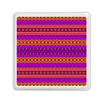 Boho Magenta and Gold Memory Card Reader (Square) Front