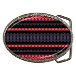 Boho Orange Black Belt Buckles Front