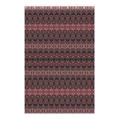 Boho Wine Grey Shower Curtain 48  X 72  (small)  by SpinnyChairDesigns