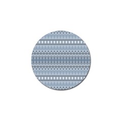 Boho Faded Blue Grey Golf Ball Marker (10 Pack) by SpinnyChairDesigns