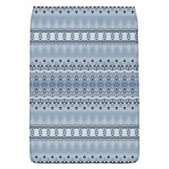 Boho Faded Blue Grey Removable Flap Cover (l) by SpinnyChairDesigns