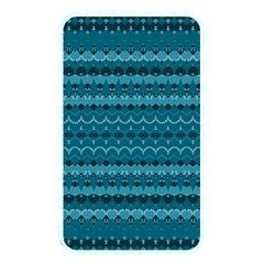 Boho Teal Pattern Memory Card Reader (rectangular) by SpinnyChairDesigns