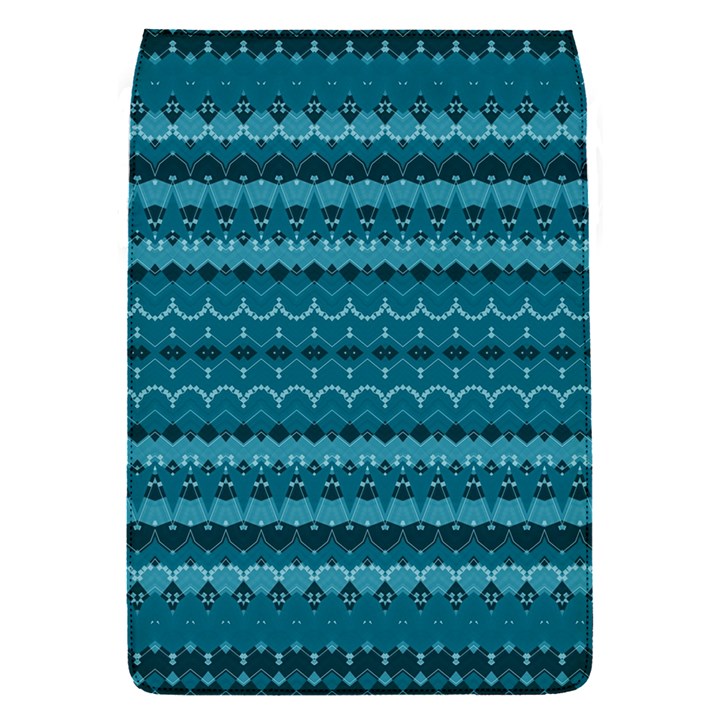 Boho Teal Pattern Removable Flap Cover (S)