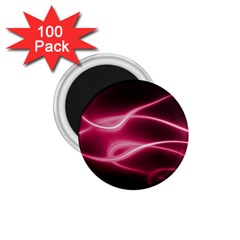 Neon Pink Glow 1 75  Magnets (100 Pack)  by SpinnyChairDesigns