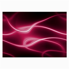 Neon Pink Glow Large Glasses Cloth (2 Sides) by SpinnyChairDesigns