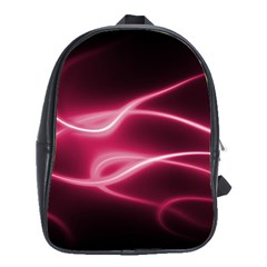 Neon Pink Glow School Bag (large) by SpinnyChairDesigns