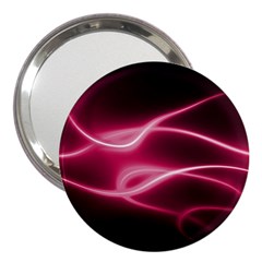 Neon Pink Glow 3  Handbag Mirrors by SpinnyChairDesigns