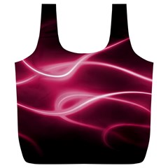 Neon Pink Glow Full Print Recycle Bag (xl) by SpinnyChairDesigns