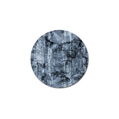 Faded Blue Texture Golf Ball Marker by SpinnyChairDesigns