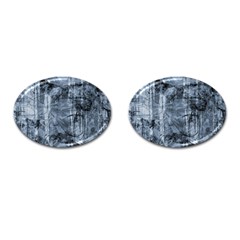 Faded Blue Texture Cufflinks (oval) by SpinnyChairDesigns