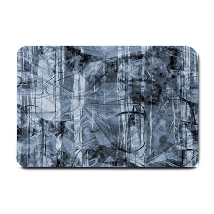 Faded Blue Texture Small Doormat 