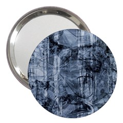 Faded Blue Texture 3  Handbag Mirrors by SpinnyChairDesigns