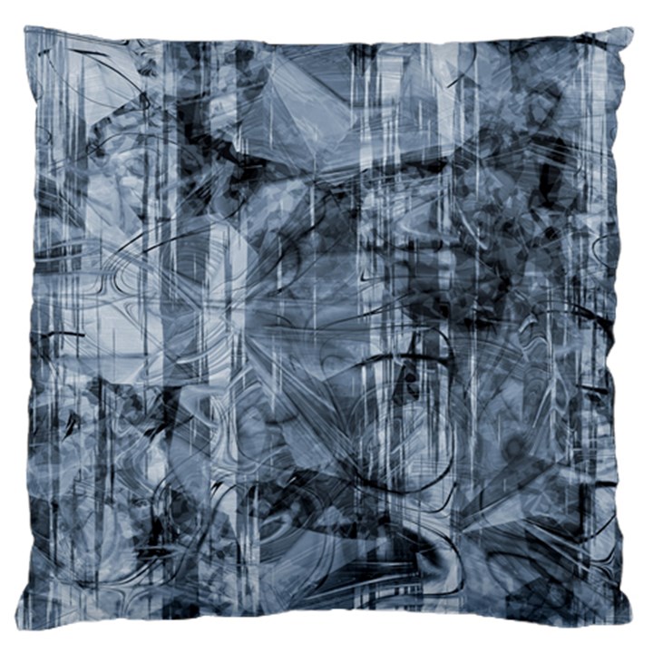 Faded Blue Texture Standard Flano Cushion Case (One Side)