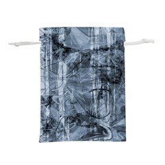 Faded Blue Texture Lightweight Drawstring Pouch (m) by SpinnyChairDesigns