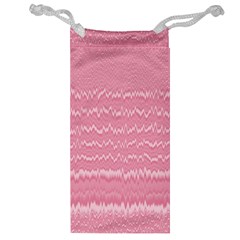 Boho Pink Stripes Jewelry Bag by SpinnyChairDesigns