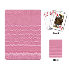 Boho Pink Stripes Playing Cards Single Design (rectangle) by SpinnyChairDesigns