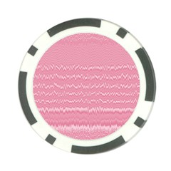 Boho Pink Stripes Poker Chip Card Guard (10 Pack) by SpinnyChairDesigns