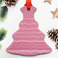 Boho Pink Stripes Ornament (christmas Tree)  by SpinnyChairDesigns