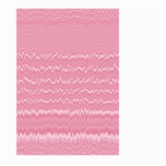 Boho Pink Stripes Large Garden Flag (two Sides) by SpinnyChairDesigns