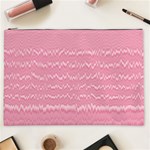 Boho Pink Stripes Cosmetic Bag (XXL) Front