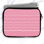 Boho Pink Stripes Apple iPad 2/3/4 Zipper Cases Front