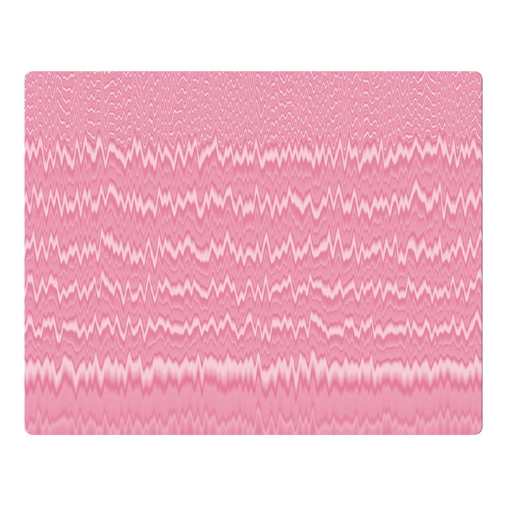 Boho Pink Stripes Double Sided Flano Blanket (Large) 