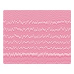 Boho Pink Stripes Double Sided Flano Blanket (Large)  Blanket Back