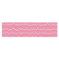 Boho Pink Stripes Satin Scarf (oblong) by SpinnyChairDesigns