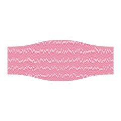 Boho Pink Stripes Stretchable Headband by SpinnyChairDesigns