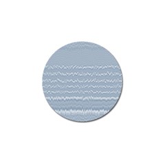 Boho Faded Blue Stripes Golf Ball Marker by SpinnyChairDesigns