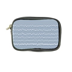 Boho Faded Blue Stripes Coin Purse by SpinnyChairDesigns