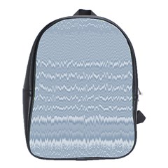 Boho Faded Blue Stripes School Bag (large) by SpinnyChairDesigns