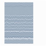 Boho Faded Blue Stripes Small Garden Flag (Two Sides) Front