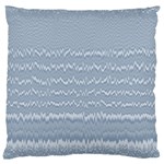 Boho Faded Blue Stripes Large Cushion Case (One Side) Front