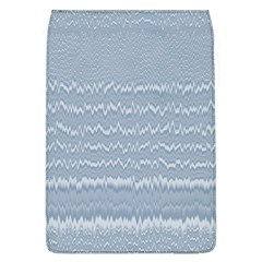 Boho Faded Blue Stripes Removable Flap Cover (l) by SpinnyChairDesigns