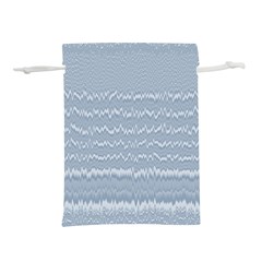 Boho Faded Blue Stripes Lightweight Drawstring Pouch (l) by SpinnyChairDesigns