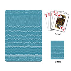 Boho Teal Stripes Playing Cards Single Design (rectangle) by SpinnyChairDesigns