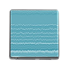 Boho Teal Stripes Memory Card Reader (square 5 Slot) by SpinnyChairDesigns