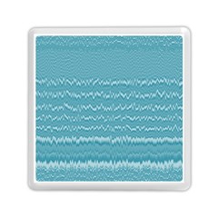 Boho Teal Stripes Memory Card Reader (square)