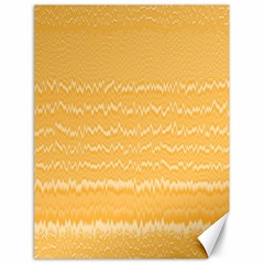 Boho Saffron Yellow Stripes Canvas 18  X 24  by SpinnyChairDesigns