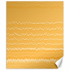 Boho Saffron Yellow Stripes Canvas 20  X 24  by SpinnyChairDesigns