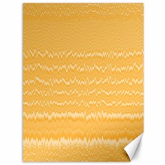 Boho Saffron Yellow Stripes Canvas 36  X 48  by SpinnyChairDesigns