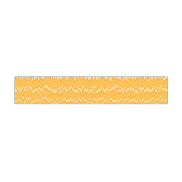 Boho Saffron Yellow Stripes Flano Scarf (Mini)