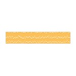 Boho Saffron Yellow Stripes Flano Scarf (Mini) Back