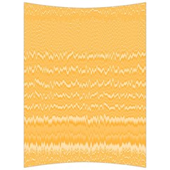 Boho Saffron Yellow Stripes Back Support Cushion by SpinnyChairDesigns