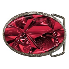 Candy Apple Crimson Red Belt Buckles by SpinnyChairDesigns